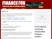 Tablet Screenshot of financefox.ca